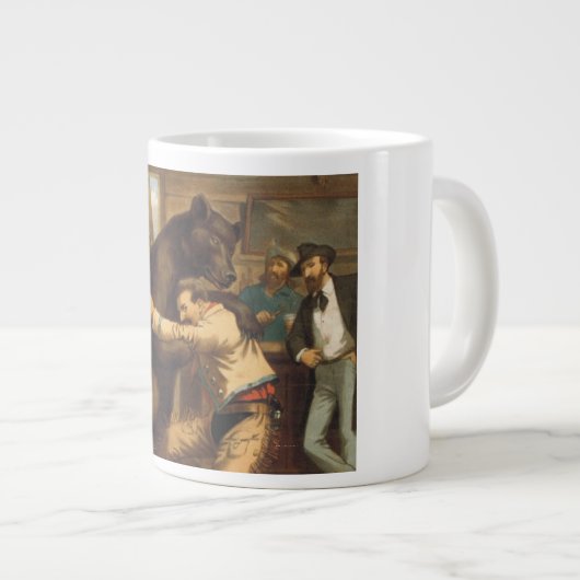 Grande Tasse Lutte occidentale sauvage de PIÈCE EN T (Devant droit)