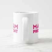 Grande Tasse Madame la Présidente, typographie moderne rose cha (Dos)