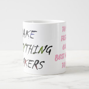 Grande Tasse Made for Carol rose script drôle style