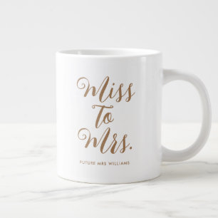 Grande Tasse Mademoiselle à Madame Enterrement de Vie de Jeune