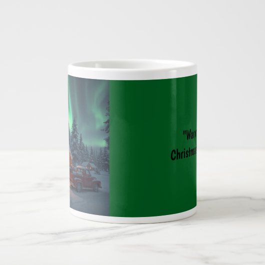 Grande Tasse Magical Winter Cabin Christmas (Devant)