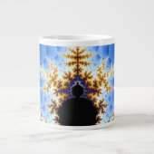 Grande Tasse Magnifique Mandelbrot Fractal (Devant)