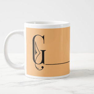 Grande Tasse Magnifique minimaliste élégant Monogramme G