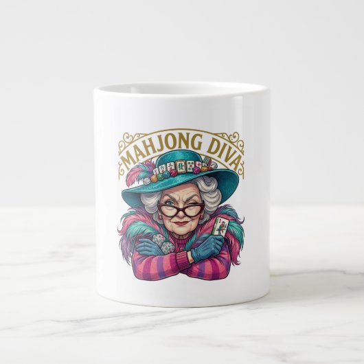 Grande Tasse Mahjong Diva Funny Women's (Devant)