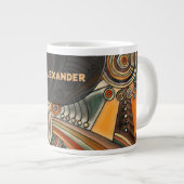 Grande Tasse Main Tirée Par EDDArt - Thoughts 1 (Devant droit)
