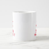 Grande Tasse Maintenez le calme et laissez (vierge) le manipule (Devant)
