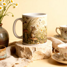 Maison de souris à l'aquarelle vintage, ambiance c