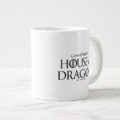Grande Tasse MAISON DU DRAGON | Maison Targaryen Crest (Devant droit)