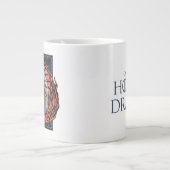 Grande Tasse MAISON DU DRAGON | Profil de dragon en flammes (Devant)