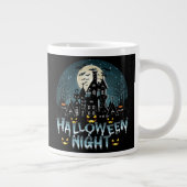 Grande Tasse Maison hantée, Soirée d'Halloween effrayante (Droite)