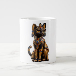 Grande Tasse Majestueuse divinité féline égyptienne antique en