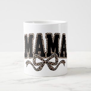 Grande Tasse Mama Léopard Coquette Bow – Conception Mama de la
