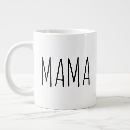 Grande Tasse "Mama" Simple Farmhouse moderne (Gauche)