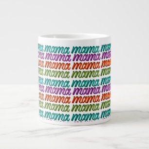 Grande Tasse Maman colorée pour la fête des mères