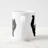 Grande Tasse Maman de chat moderne simple mignonne (Dos)