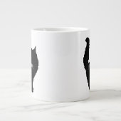 Grande Tasse Maman de chat moderne simple mignonne (Devant)