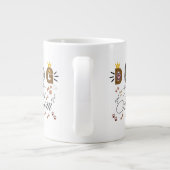 Grande Tasse Maman de chien impression léopard patte design/Imp (Dos)