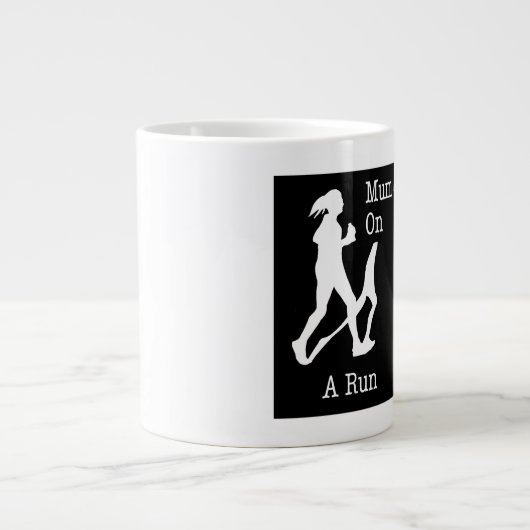 Grande Tasse Maman en fuite Mère T-shirt cadeau cadeau présente (Devant)