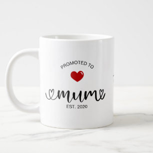 Grande Tasse Maman Établie Promue Maman