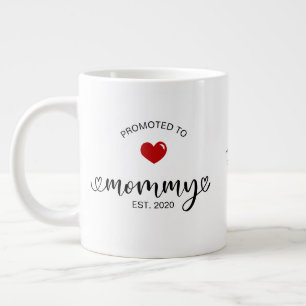 Grande Tasse Maman Établie Promue Maman