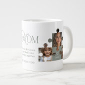 Grande Tasse Maman Puzzle Pièces 3 Photo Collage (Devant droit)