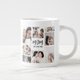 Grande Tasse Maman We Love You Custom Mothers Day Photo