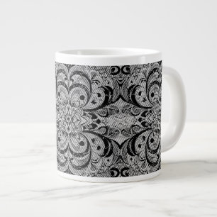 Grande Tasse Mandala Symphonie des couleurs – Floral psychédéli