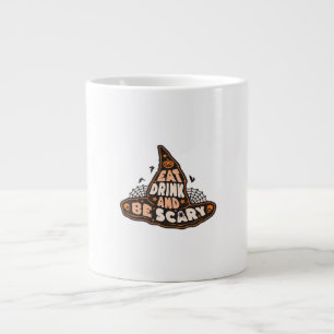 Grande Tasse Manger, boire et être effrayant Chapeau de sorcièr