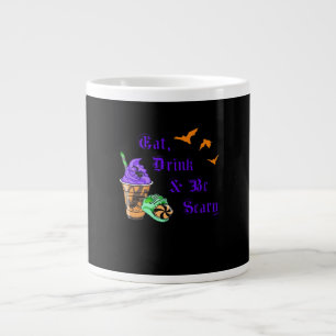 Grande Tasse Manger Boire Et Être Effrayant Halloween Minimalis