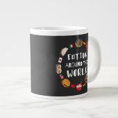 Grande Tasse Manger dans le monde entier (Devant droit)