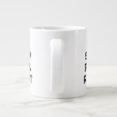 Grande Tasse mangez padel de sommeil répéter padel joueur simpl (Dos)