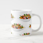 Grande Tasse Mangez plus de plantes frais motivation salade let (Droite)