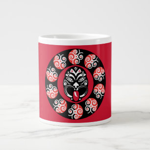 Grande Tasse Maori Haka   Nouvelle-Zélande   Art natif   Tabl D