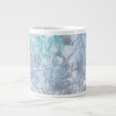 Grande Tasse Marbre bleu turquoise (Devant)