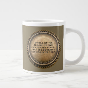 Grande Tasse Marcus Aurelius Citation Restez sur la beauté de l