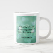 Grande Tasse Marcus Aurelius : Conquérir la colère, Trouver la  (Droite)