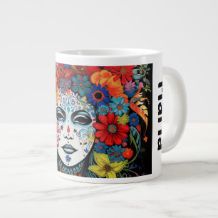 Grande Tasse Mardi Gras Fête Masque J'ai besoin de beaucoup de
