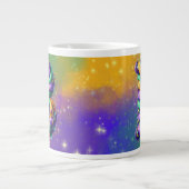 Grande Tasse Mardi Gras Monogramme Initial B (Devant)