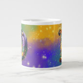 Grande Tasse Mardi Gras Monogramme Initial D (Devant)