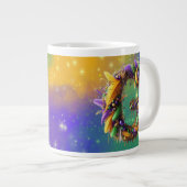 Grande Tasse Mardi Gras Monogramme Initial G (Devant droit)