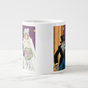 Grande Tasse Mariage drôle vintage, romance de mai décembre