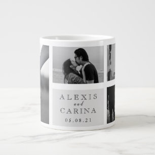 Grande Tasse Mariage photo Black and White Couple