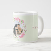 Grande Tasse Mariage photo personnalisé Date mariée Groom perso (Devant droit)