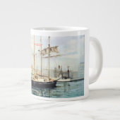 Grande Tasse Marine/Marine/Seascape (Devant droit)