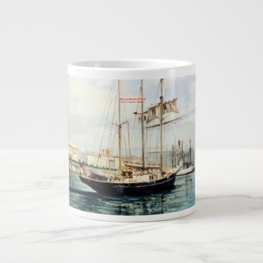Grande Tasse Marine/Marine/Seascape (Devant)