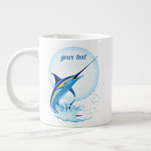 Grande Tasse Marlin Bleu Jaillissant de l'Océan