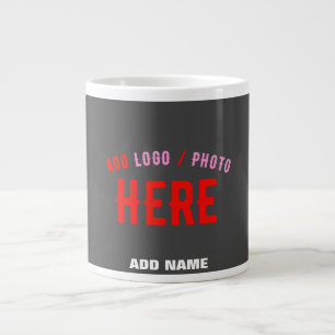 GRANDE TASSE MARQUE GRIS PERSONNALISABLE MODERNE VERIFIEE DE ST