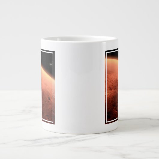 Grande Tasse Mars Science Laboratory approchant Mars. (Devant)