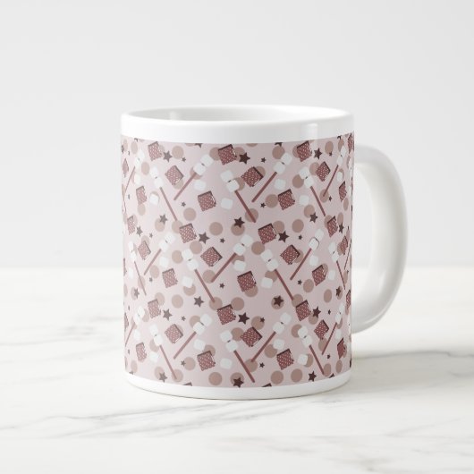 Grande Tasse Marshmallows pour S'mores de camping Biscuits Feu (Devant droit)