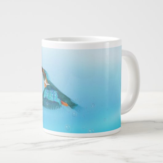 Grande Tasse martin-pêcheur Bird (Devant droit)